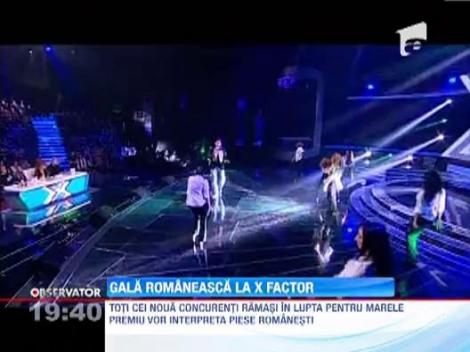 Gala romaneasca la X Factor
