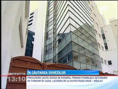 Sediile a doua firme detinute de Nelu Iordache, perchezitionate de procurorii anticoruptie