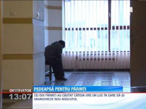 Parintii care si-au abandonat bebelusul la marginea unei paduri vor fi arestati preventiv