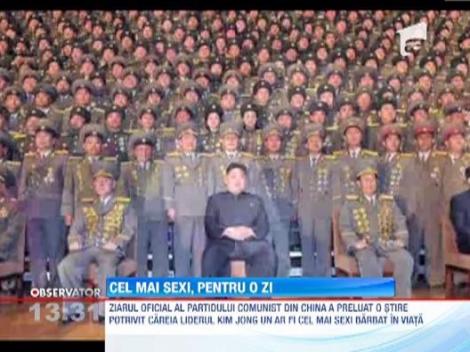 Kim Jong Un, cel mai sexi barbat in viata