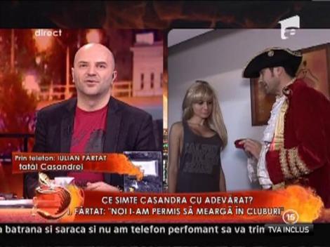 Iulian Fartat, tatal Casandrei: "Noi i-am permis sa mearga in cluburi"