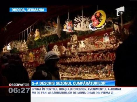 Cel mai vechi targ de Craciun din Germania si-a deschis portile