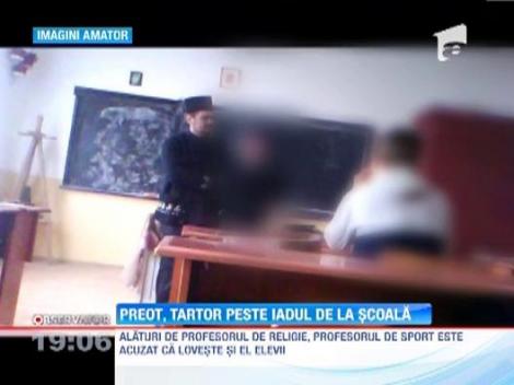 Un preot din Suceava i-a aplicat o corectie violenta unui elev la ora de religie