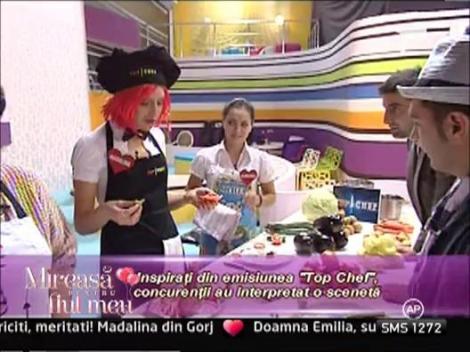 Concurentii de la "Mireasa pentru fiul meu", in scenete inspirate de emisunile Antenei 1