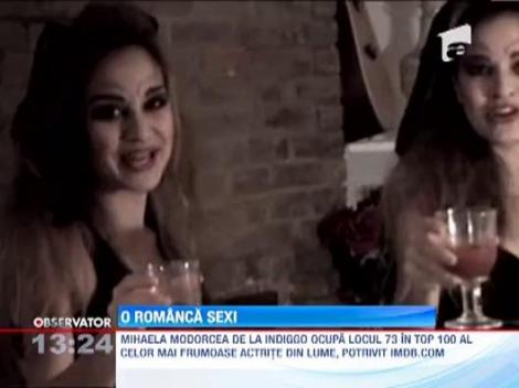 Mihaela Modorcea, una dintre membrele trupei Indiggo, in top 100 al celor mai frumoase actrite romance