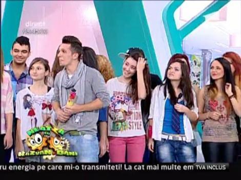 Alexandra Stan a sarbatorit cu Razvan si Dani 19 ani de Antena 1