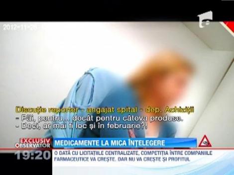 Medicamente la mica intelegere! Efectele licitatiilor centralizate in spitalele romanesti