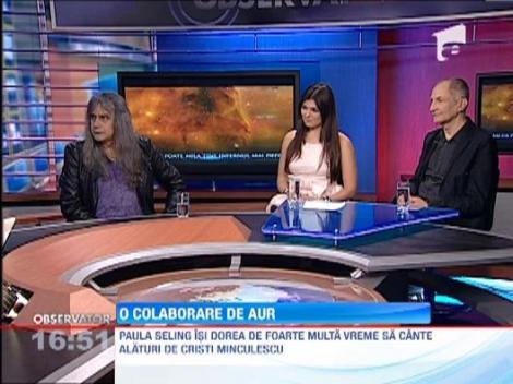 Cristi Minculescu si Paula Seling dau nastere celei mai frumoase creatii artistice a finalului de an