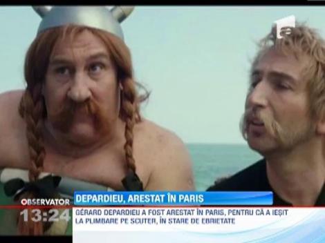 Gerard Depardieu, arestat dupa ce a iesit la plimbare pe scuter in stare avansata de ebrietate