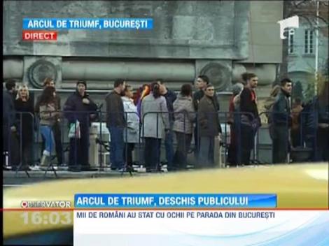 Arcul de Triumf, deschis publicului