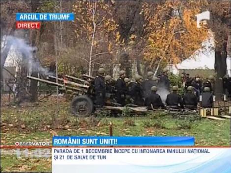 Intonarea Imnului National al Romaniei, de catre Corul Academic „Divina Armonie”