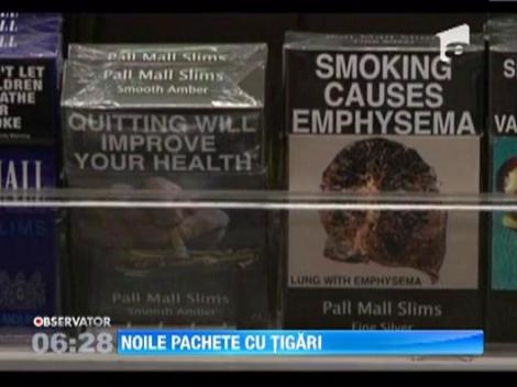 Razboiul contra producatorilor de tigari a inceput in Australia! Guvernul a decis ca toate pachete sa arate la fel
