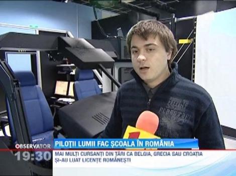 Scolile de pilotaj din Romania ii atrag pe aviatorii europeni cu preturi reduse