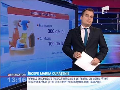 Nu ai chef de curatenie generala? Vezi care sunt tarifele de Sarbatori!