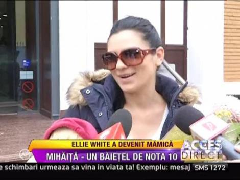Ellie White a devenit mamica!