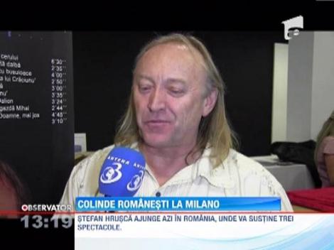 Stefan Hrusca a adus magia sarbatorilor la Milano!