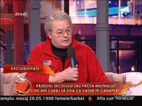 Vadim Tudor: "Hranesc 100 de caini in fiecare luna"