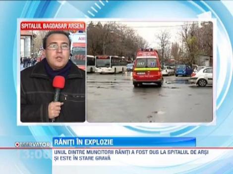 Explozie la CET: Patru persoane au fost ranite