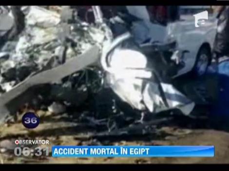 Accident rutier grav pe o autostrada din Egipt. Sapte morti si doi raniti