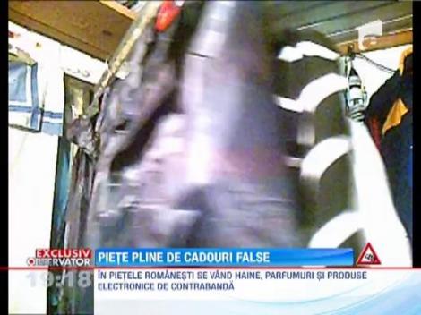 Reportaj cu camera ascunsa: Pietele sunt pline de cadouri contrafacute