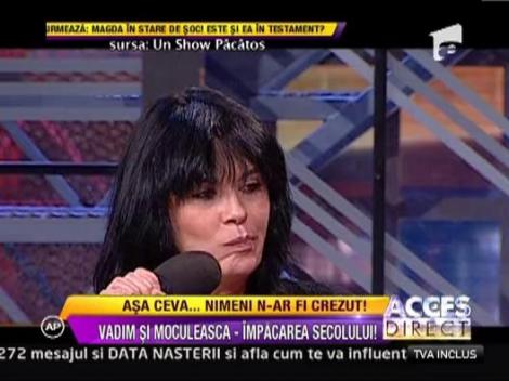 Mariana Moculescu si Corneliu Vadim Tudor au ingropat securea razboiului