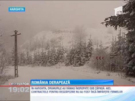 Iarna surprinde din nou Romania!