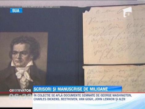 Manuscrise apartinand unor personalitati marcante, scoase la licitatie. Cat costa o scrisoare marca Thomas Jefferson