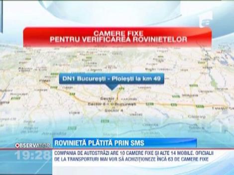 Rovinieta se poate plati si prin SMS