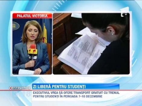 Studentii vor avea liber pe 10 decembrie pentru a putea vota