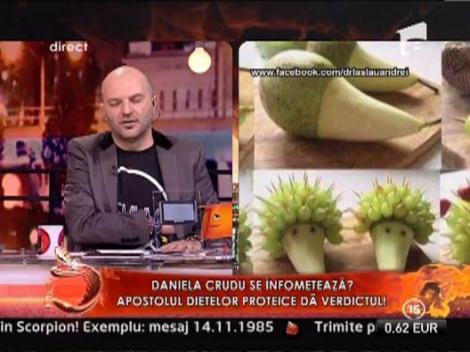 Afla care este meniul zilnic al Danielei Crudu