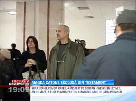 Dupa 25 de ani de iubire cu Serban Ionescu, Magda Catone nu primeste nimic din averea actorului!