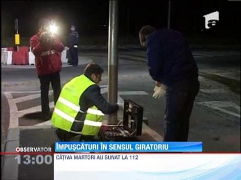 Focuri de arma intr-un sens giratoriu dintre Constanta si Mamaia! Doi soferi au inceput sa se certe in trafic iar unul a scos pistolul