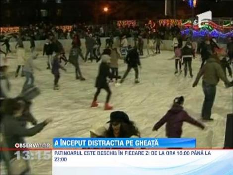 S-a inaugurat patinoarul din Targu-Mures