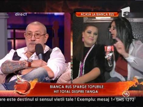 Bianca Rus, hit total despre tanga
