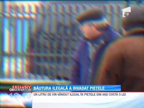 Bautura la negru, pentru sarbatori, se vinde sub nasul autoritatilor in pietele din Romania