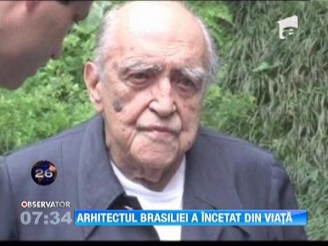 Arhitectul brazilian Oscar Niemeyer a murit la varsta de 104 ani