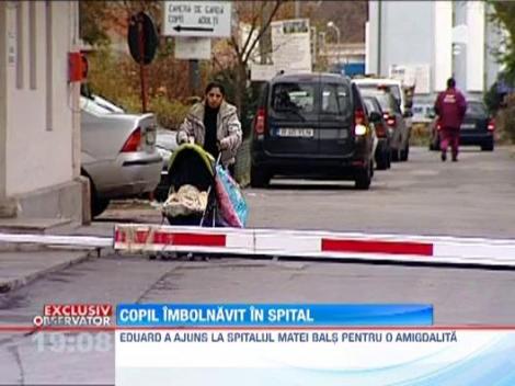 Internat cu amigdalita, un copil s-a imbolnavit si a ajuns in stare grava! S-a infectat, in spital, cu un virus periculos
