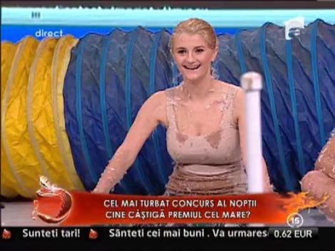 Simona Trasca, la cel mai hot concurs sportiv