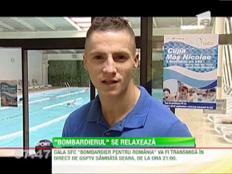 Bombardierul Nita s-a relaxat la piscina inainte de marea confruntare din gala SFC