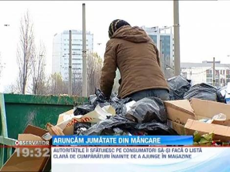 Romanii arunca doua milioane de tone de gunoi in fiecare an