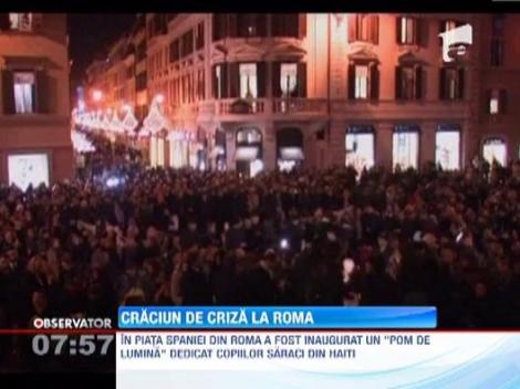 Craciun de criza la Roma
