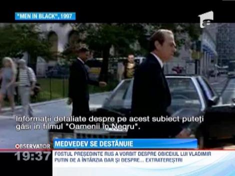 Dmitri Medvedev crede in extraterestri