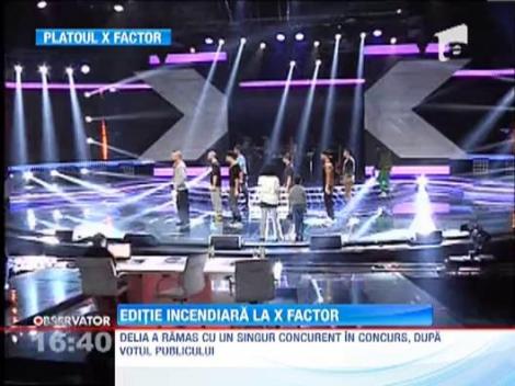 Editie incendiara la X Factor