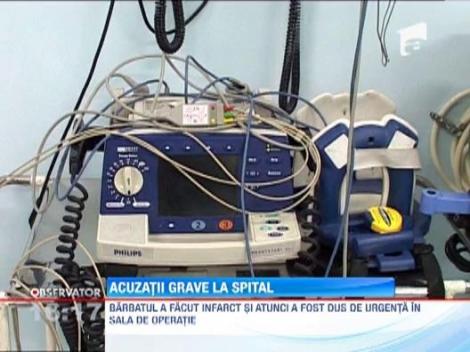Un barbat a murit dupa ce doctorii l-au lasat sa astepte 3 ore in camera de garda