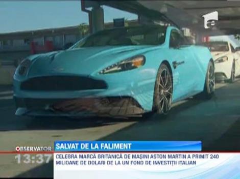 Aston Martin, salvat de la faliment