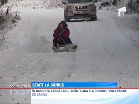 In Harghita, langa Lacul Sfanta Ana, s-a deschis prima partie de sanius