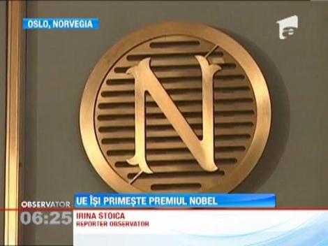 Liderii statelor din UE primesc astazi premiul Nobel pentru pace