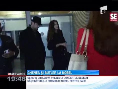 Madalina Ghenea si Gerard Butler, la Nobel