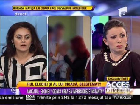 Avocata mamei Elodiei Ghinescu: "Cioaca se foloseste de copil pentru a impresiona instanta"