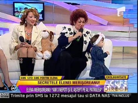 Elena Merisoreanu: "Am trei nepoti si il astept pe al patrulea"
